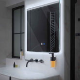 Espejo LED Cuadrado | Botones táctiles | Función antivaho | Luz blanca fría - Reyze Seria Edge Model 5